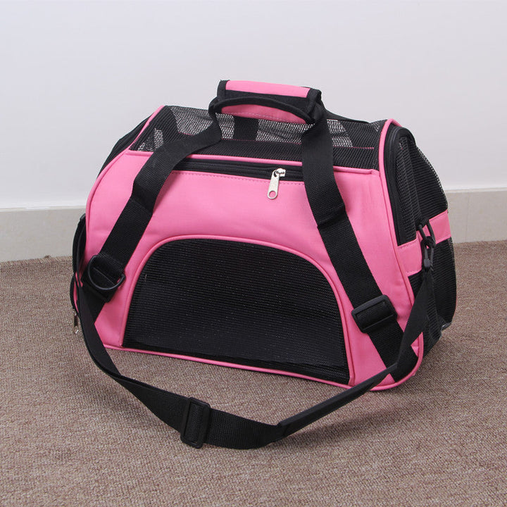 The Ultimate Portable Pet Mesh Carrier Bag: Travel in Comfort and Style