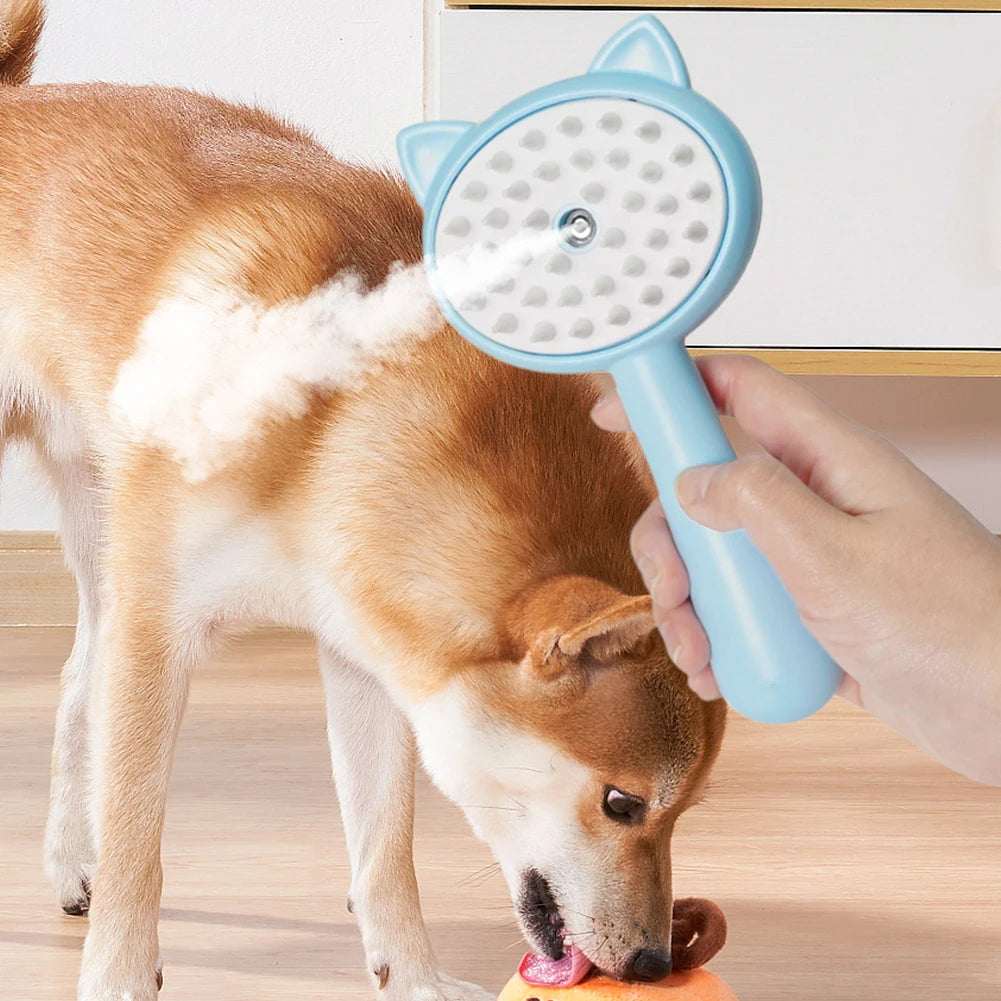 Transform Your Pet's Grooming Routine with the Hair Cleaning Brush With Mist