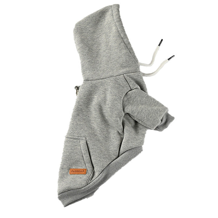 Elevate Your Pup's Wardrobe with Our Pet Dog Fashion Simple Hooded Sweater