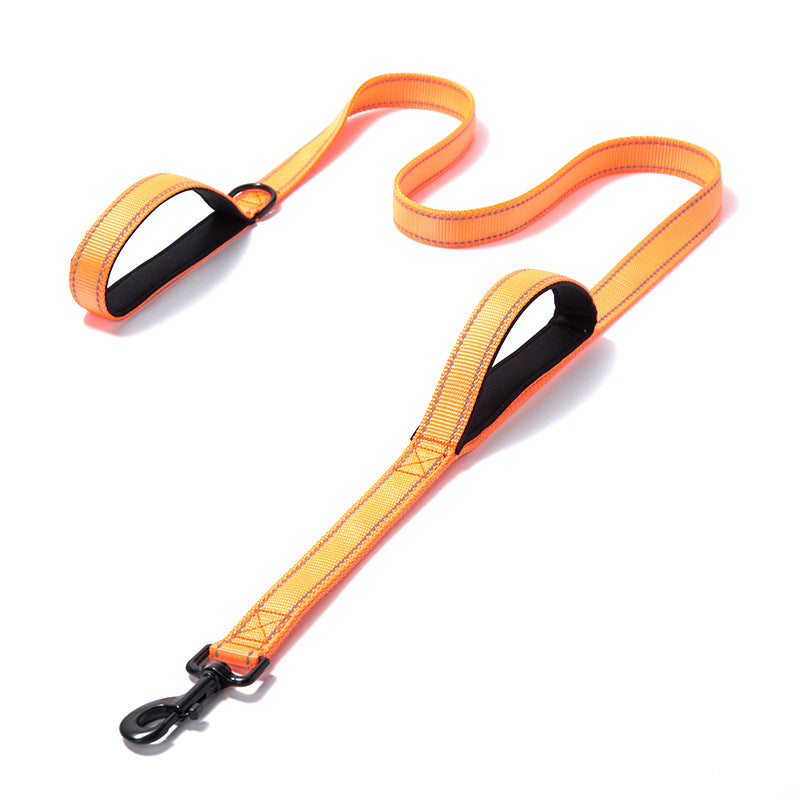 Double Thickened Reflective Dog Leash: Safety and Style Combined