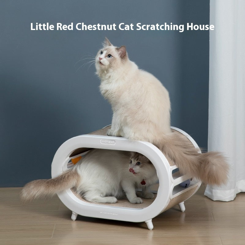 Cat Scratch Board Nest Villa Chamfer Toys: The Ultimate Scratch Solution for Your Feline Friend