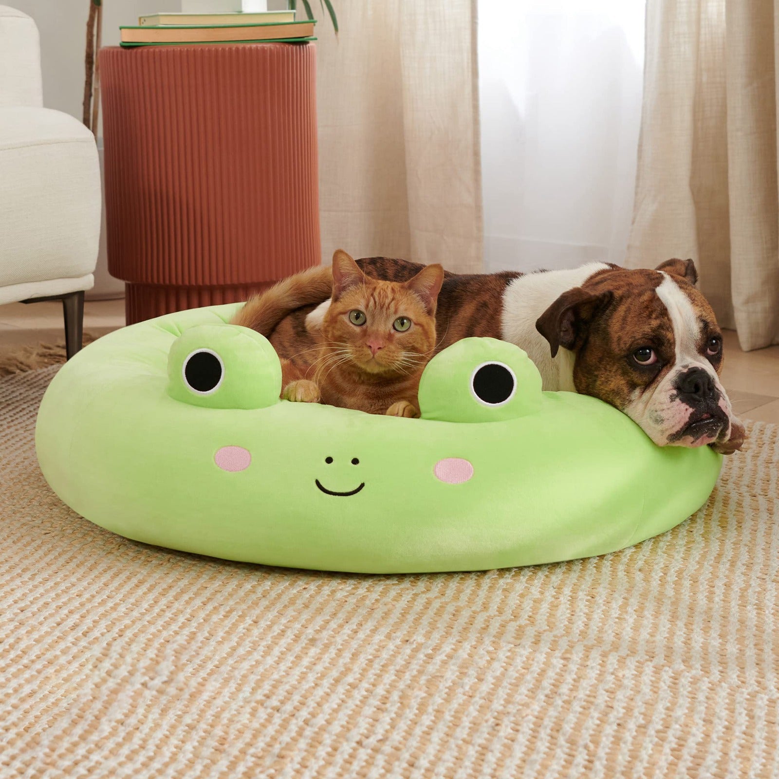 Discover the Comfort of Our Animals And Fruits Super Soft Plush Pet Bed