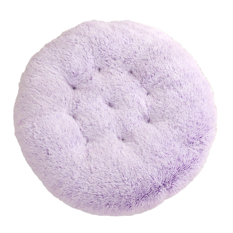 Round Pet Mat Dog Bed Plush