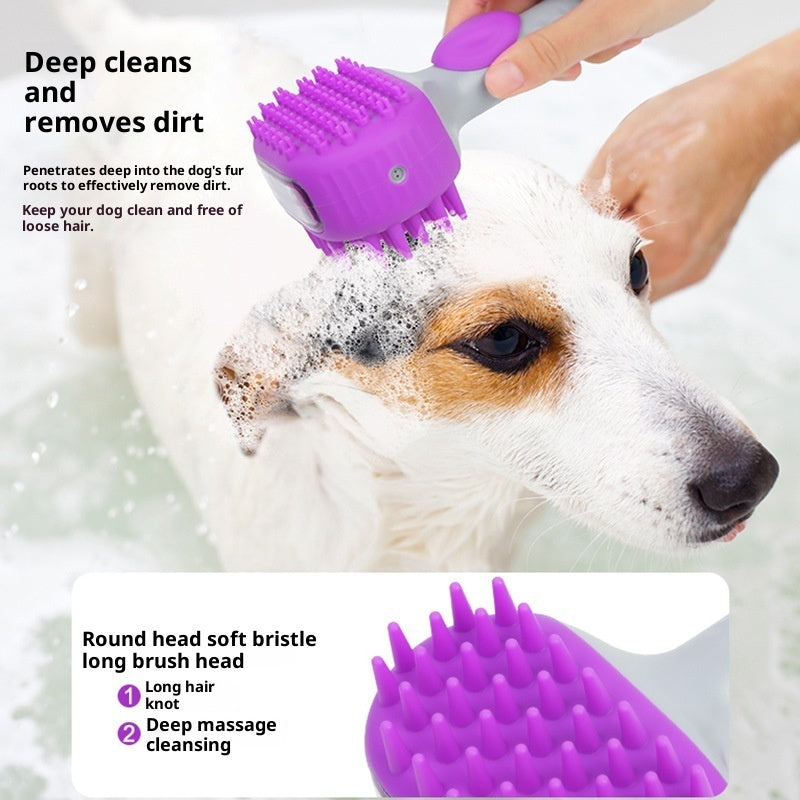 Pet Shower Dog Bath Float Hair Cleaning Brush