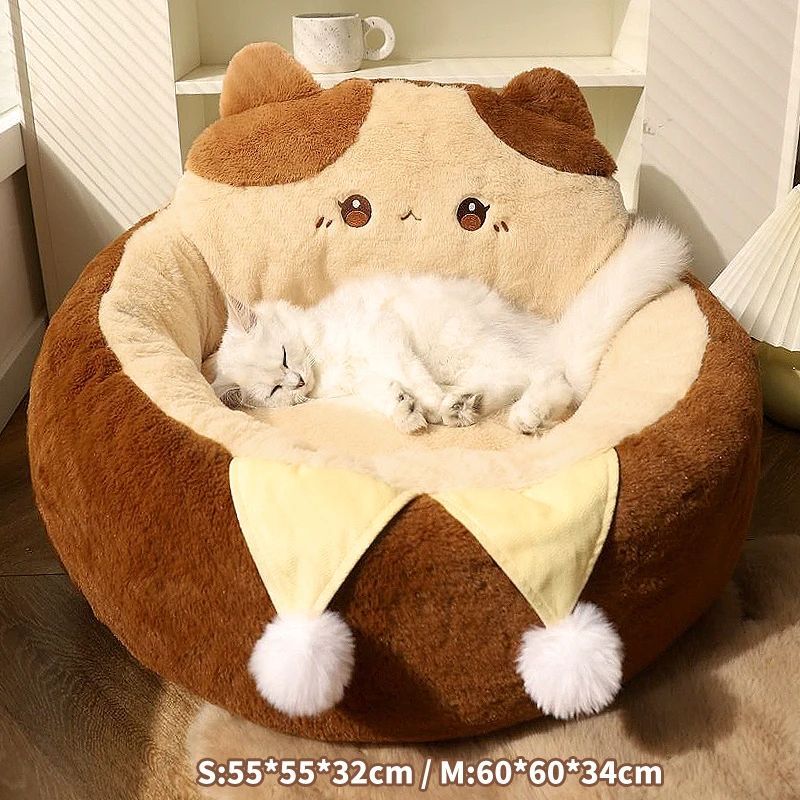 Cats, Dogs Bed Round Pad Mattress