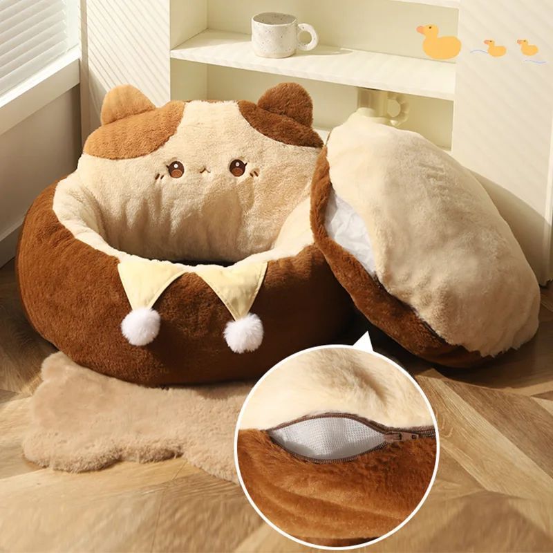 Cats, Dogs Bed Round Pad Mattress