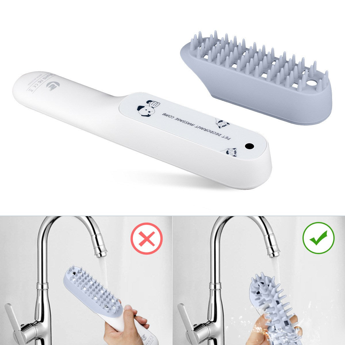 Silicone Massage Brush Deodorant Sterilization