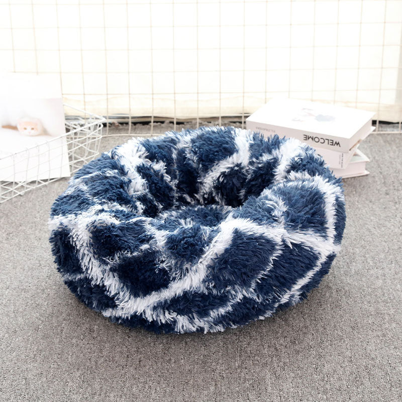 Plush Round Pet Bed Dog Bed