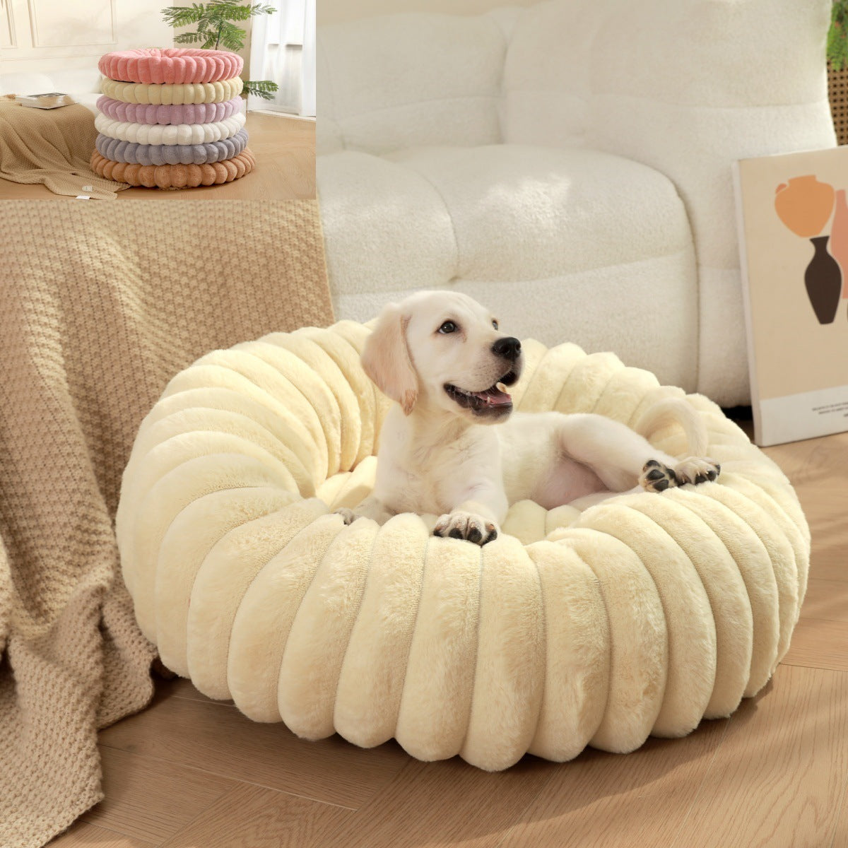 High Weight Pet Nest Straight Rabbit Plush