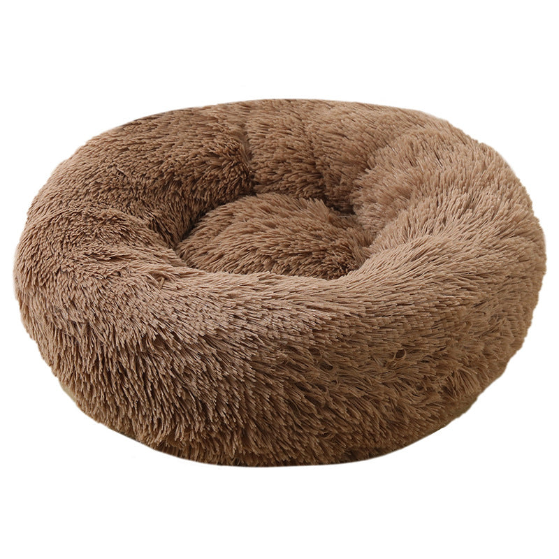 Plush Round Pet Bed Dog Bed