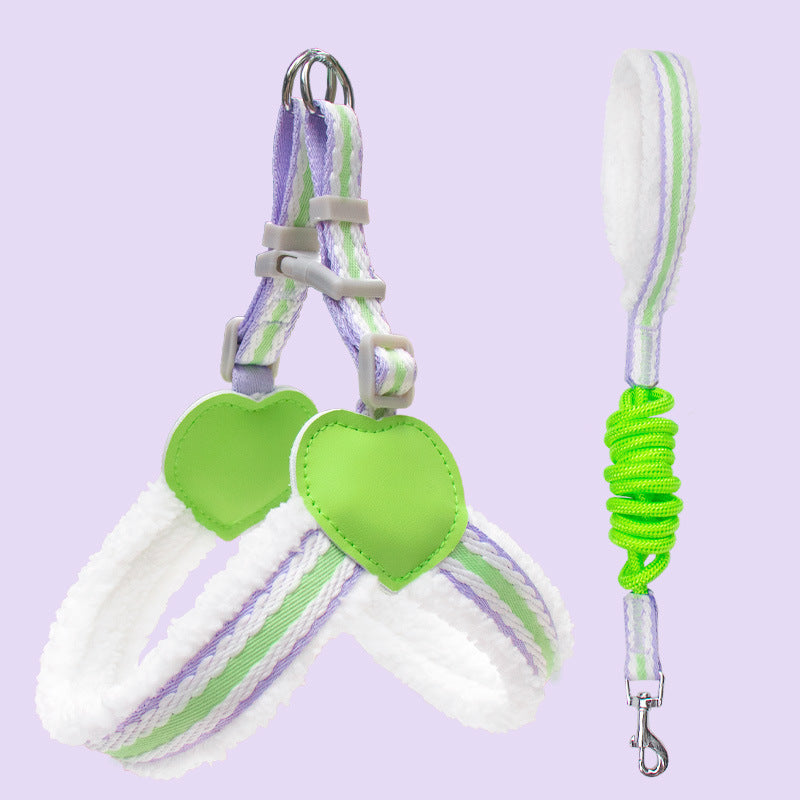 Chest Vest Walking Dog Leash