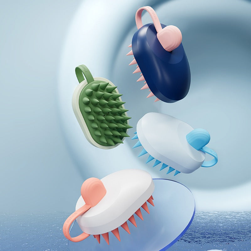 Pet Soft Gel Shampoo Bath Brush