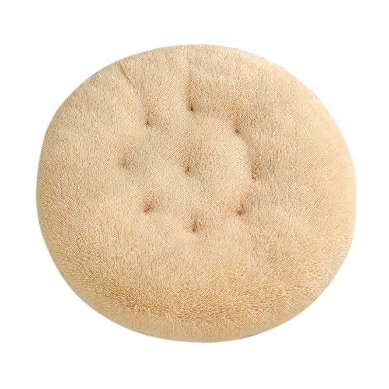 Round Pet Mat Dog Bed Plush
