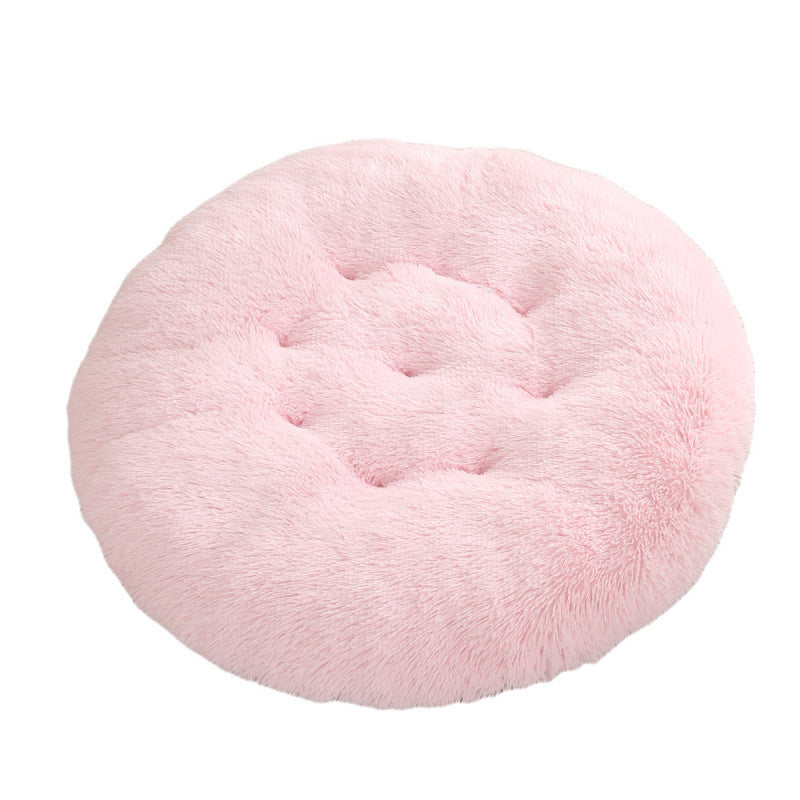 Round Pet Mat Dog Bed Plush