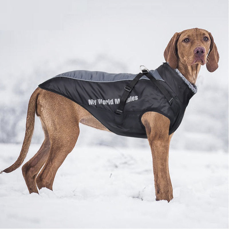 Pet Warm Waterproof Reflective Shell Jacket