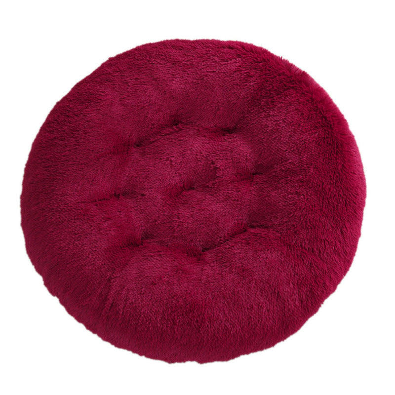 Round Pet Mat Dog Bed Plush