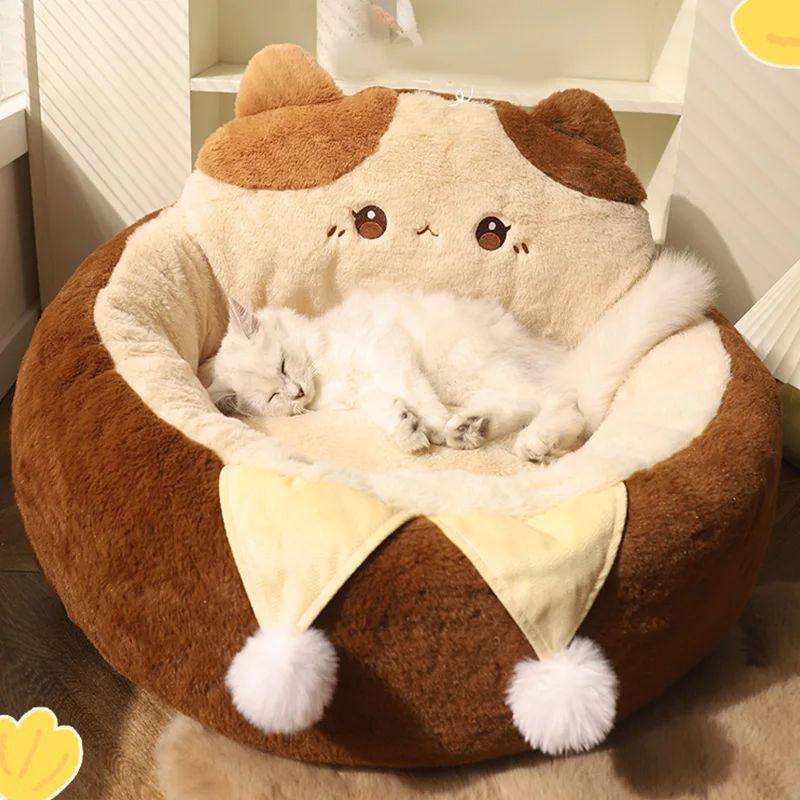 Cats, Dogs Bed Round Pad Mattress