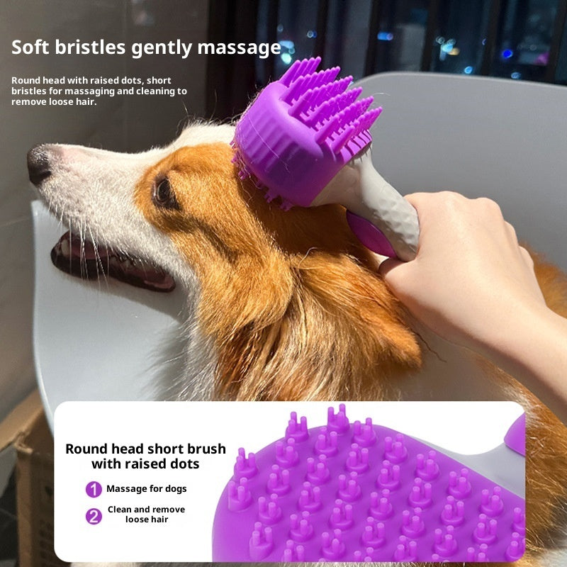 Pet Shower Dog Bath Float Hair Cleaning Brush