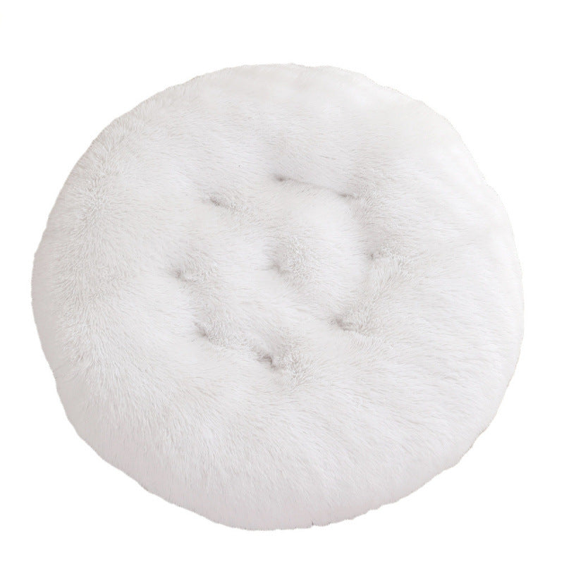 Round Pet Mat Dog Bed Plush