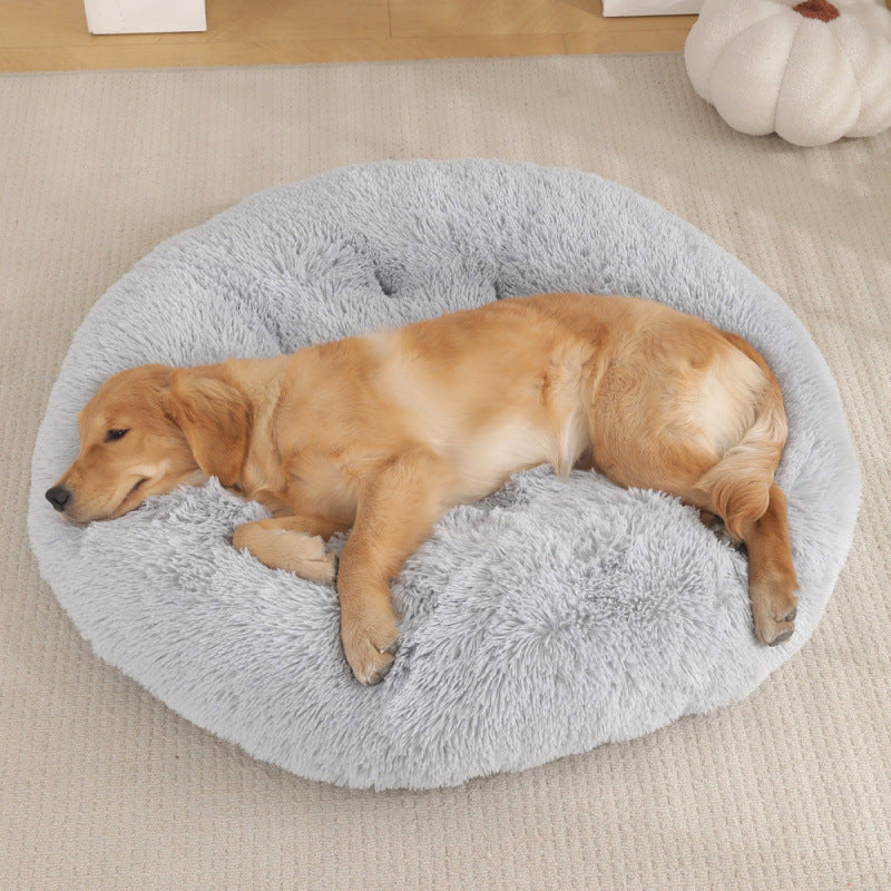 Round Pet Mat Dog Bed Plush