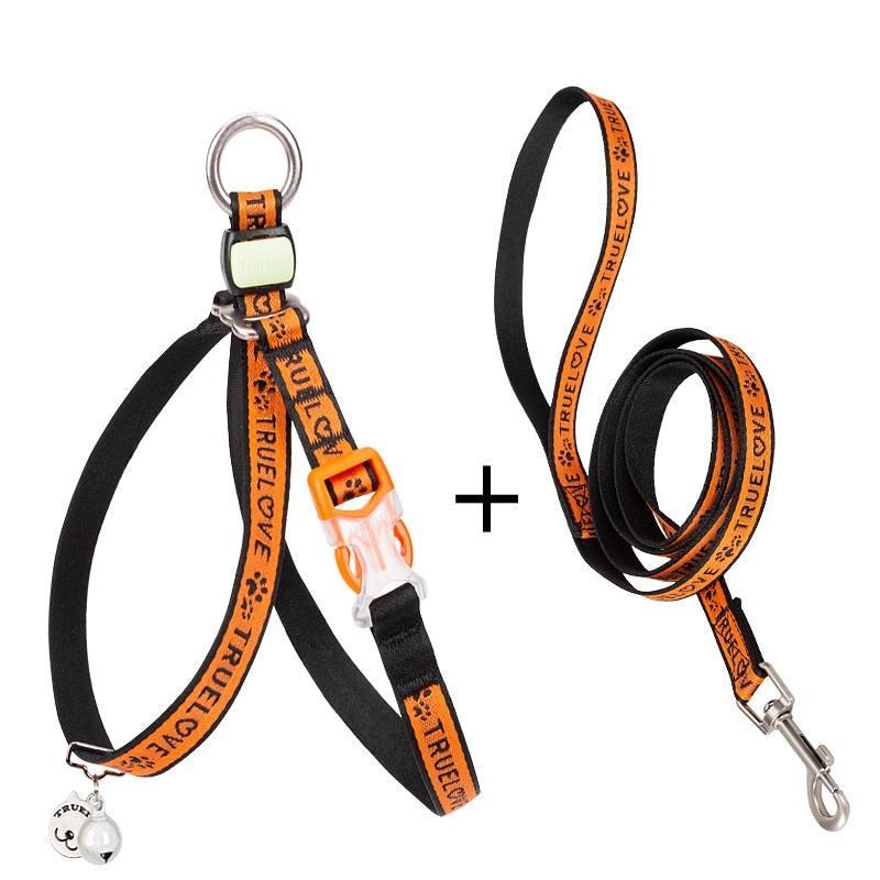 Rope Package Vest Small Dog Teddy Leash