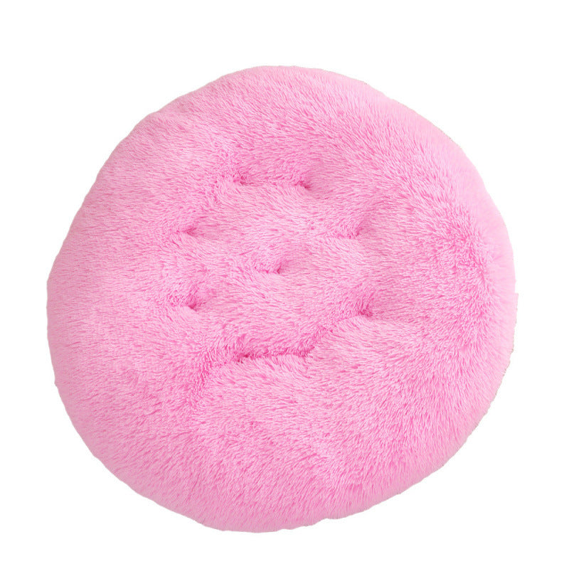 Round Pet Mat Dog Bed Plush