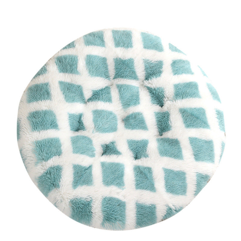 Round Pet Mat Dog Bed Plush