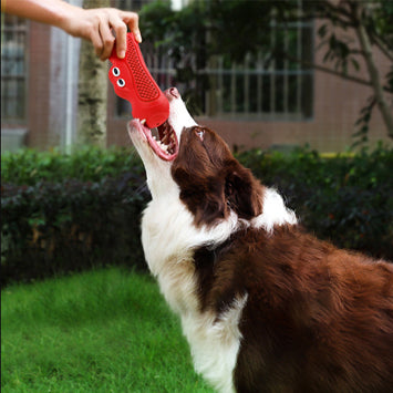 Vocal Rugby Pet Toys Natural Rubber