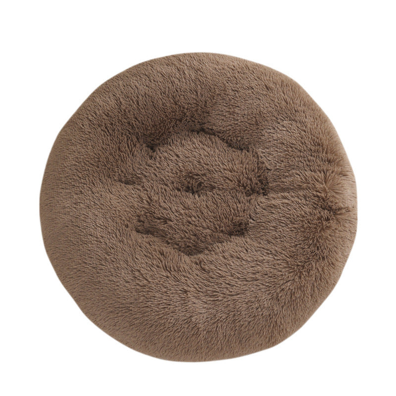 Round Pet Mat Dog Bed Plush