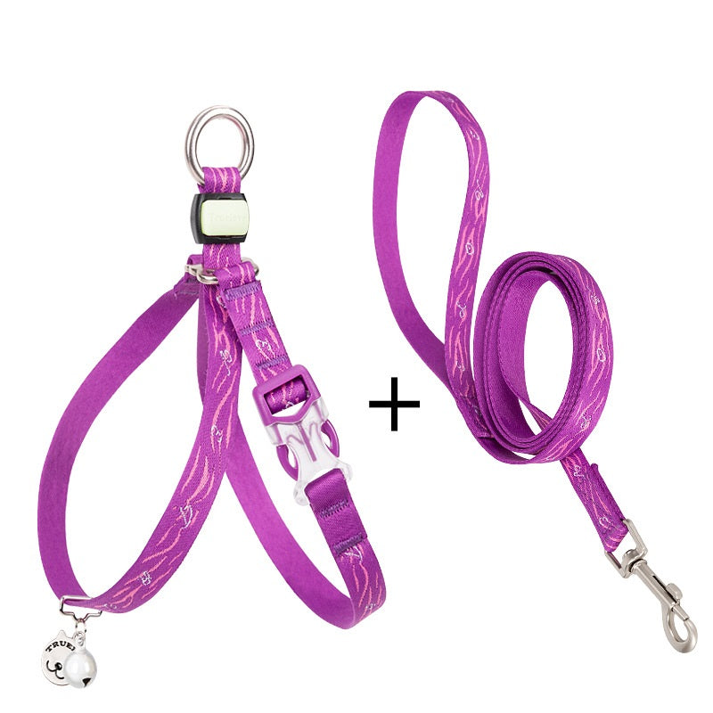 Rope Package Vest Small Dog Teddy Leash