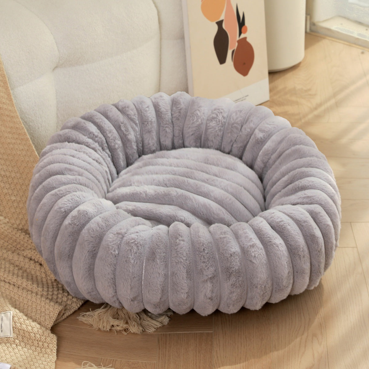 High Weight Pet Nest Straight Rabbit Plush