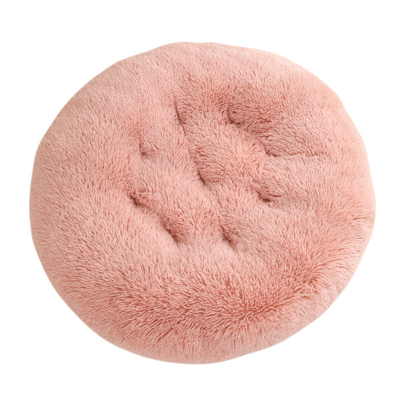 Round Pet Mat Dog Bed Plush
