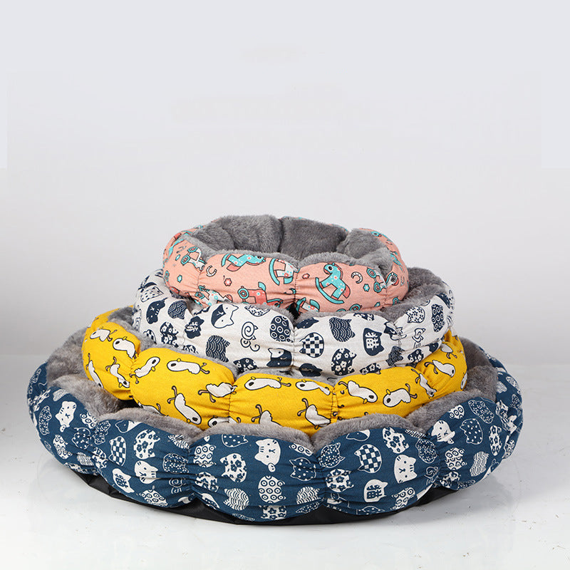 Beds For Indoor Cats Calming Donut Bed