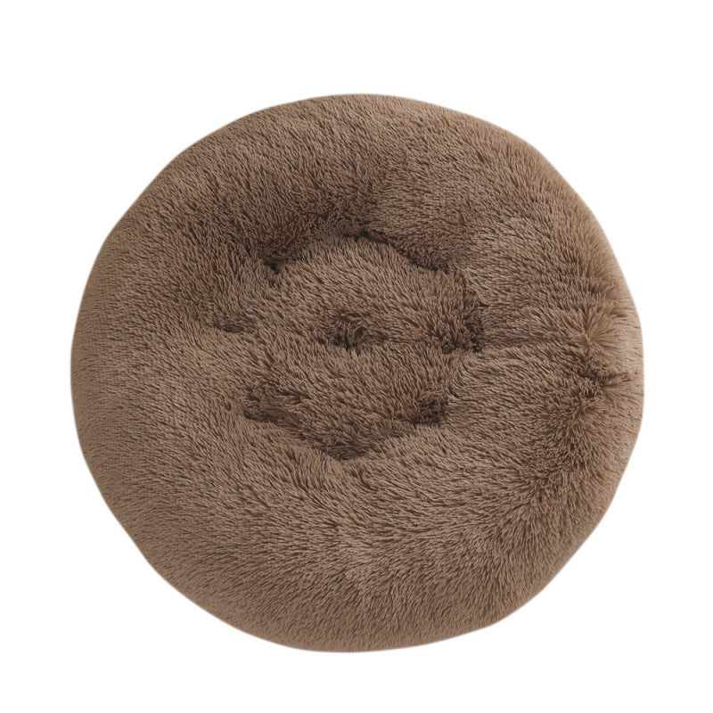 Round Pet Mat Dog Bed Plush