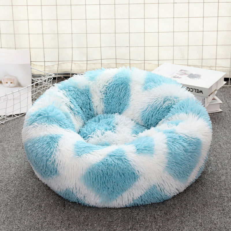Plush Round Pet Bed Dog Bed
