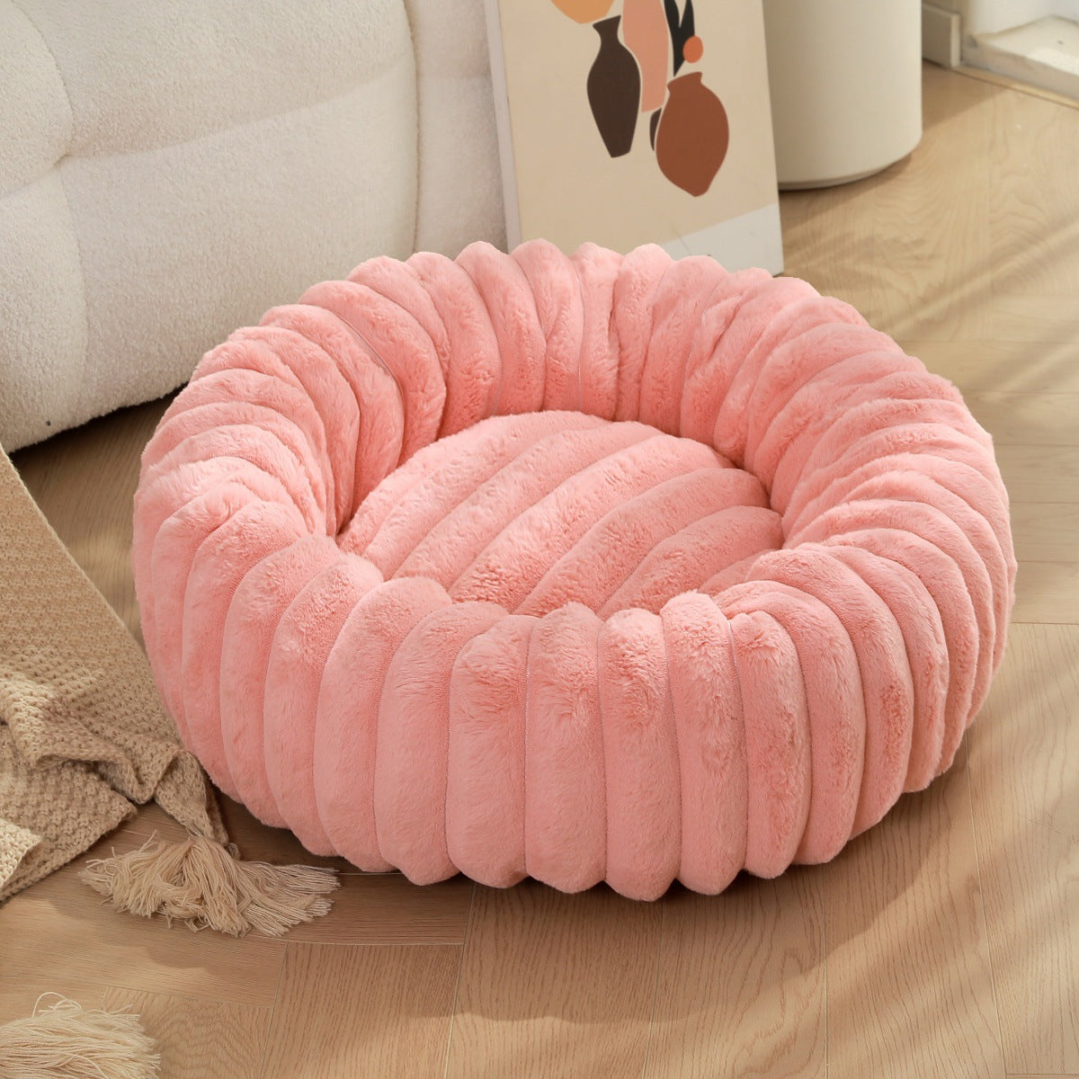 High Weight Pet Nest Straight Rabbit Plush