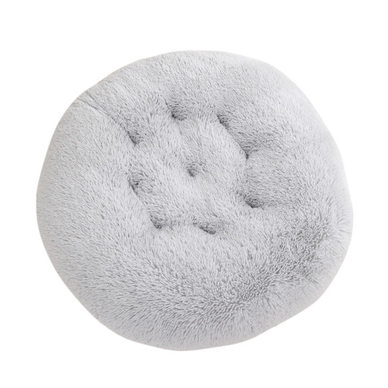 Round Pet Mat Dog Bed Plush