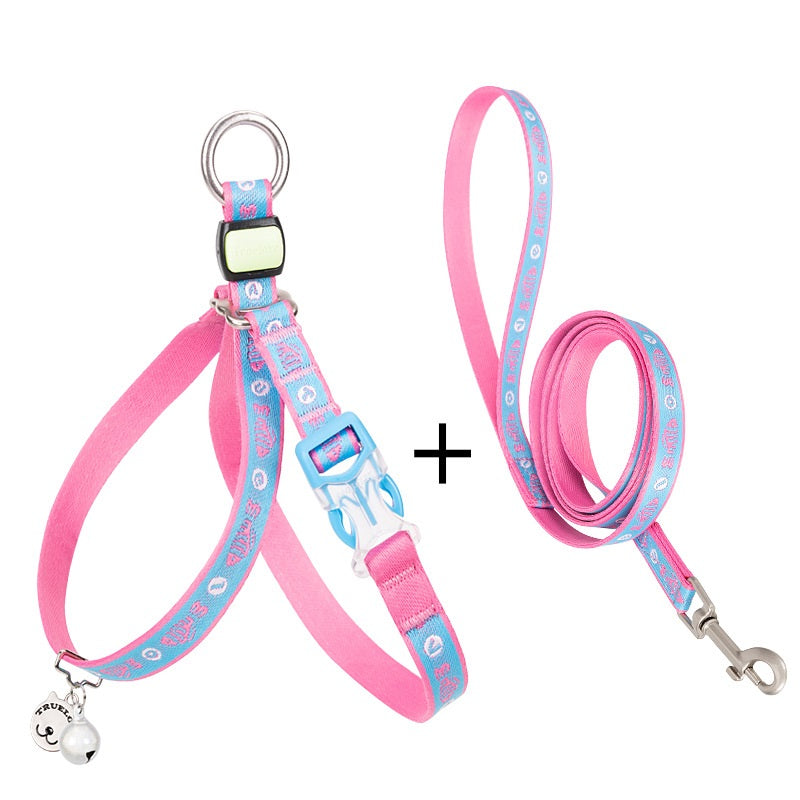 Rope Package Vest Small Dog Teddy Leash
