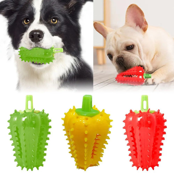 Interactive Dog Teething Chili Chewers Toy