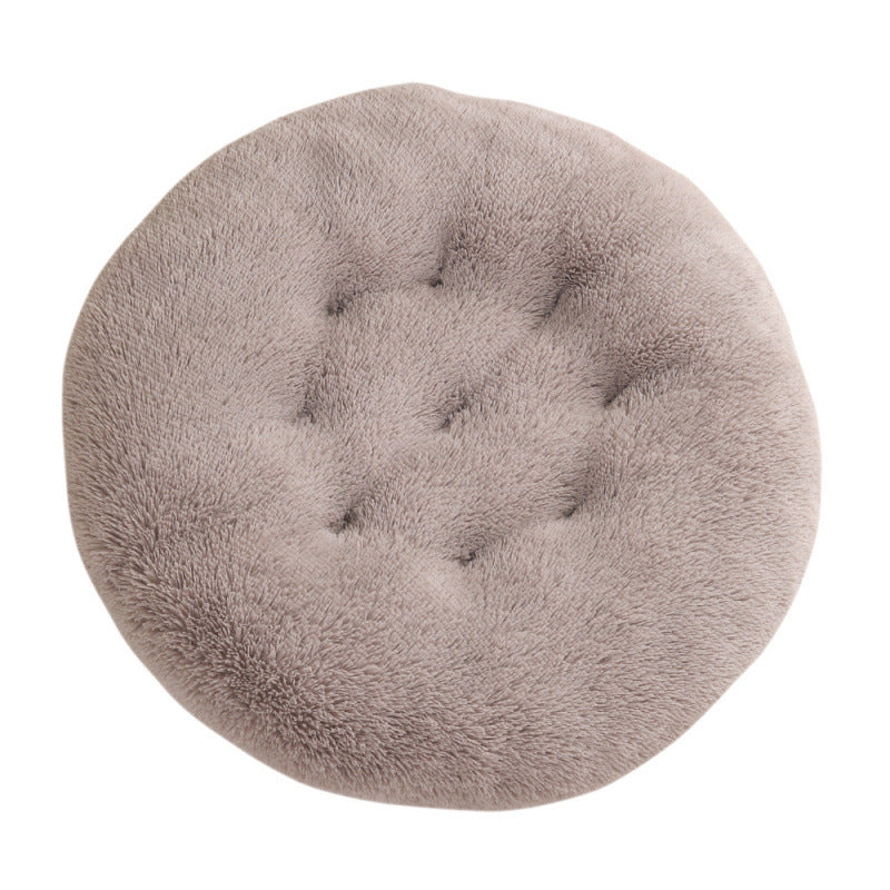 Round Pet Mat Dog Bed Plush