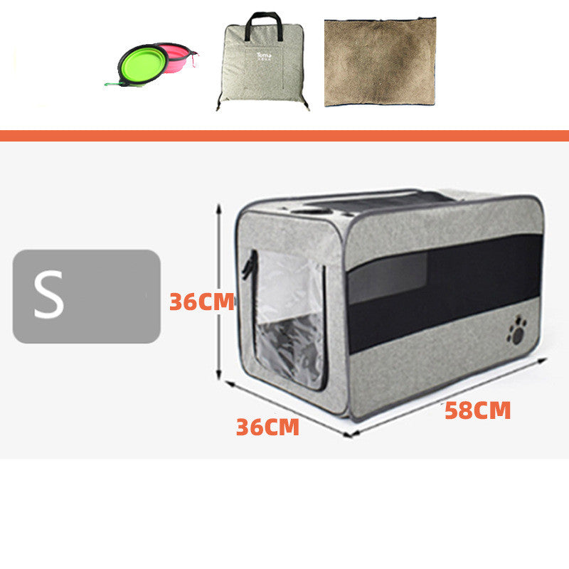 Portable Pet Folding Fabric Carrier