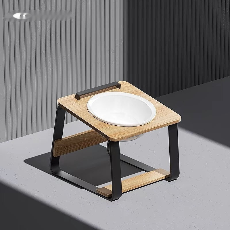 Ceramic Double Pet Feeding Bowl