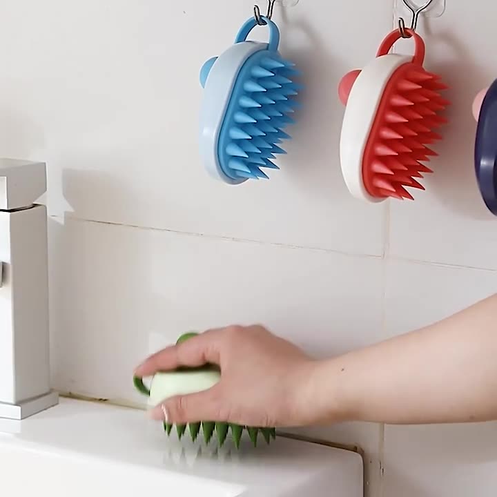 Pet Soft Gel Shampoo Bath Brush