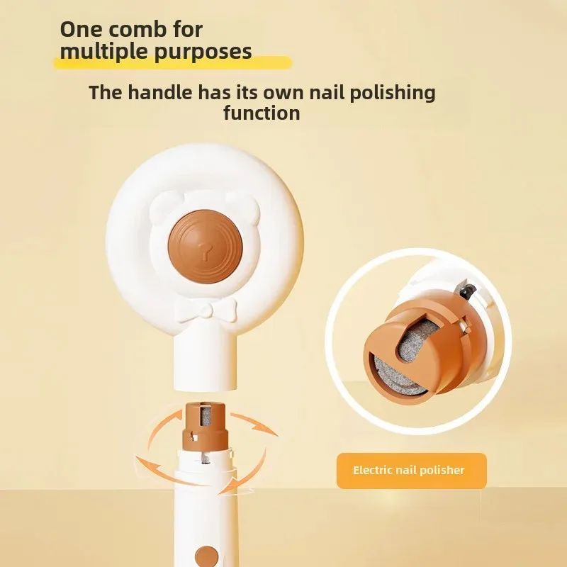 Two-In-One Pet Nail Trimmer Combs