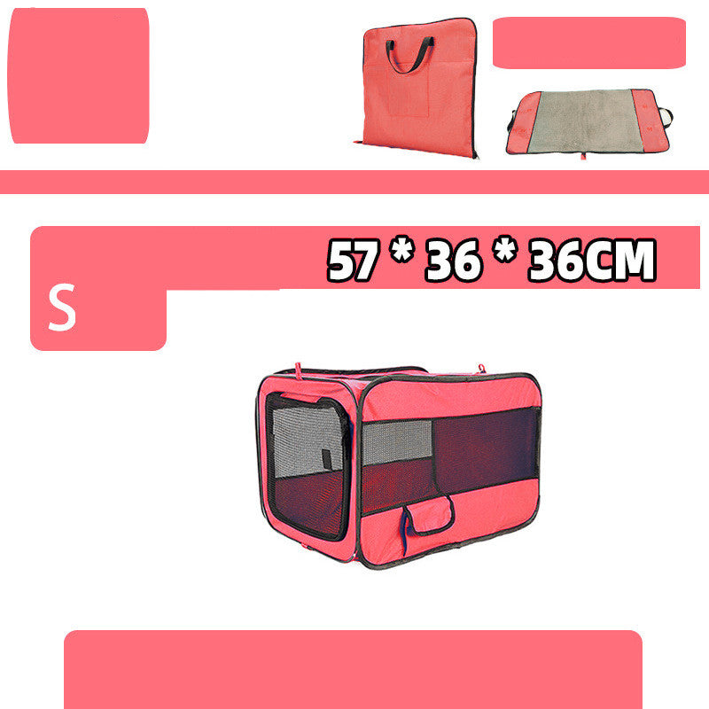 Portable Pet Folding Fabric Carrier
